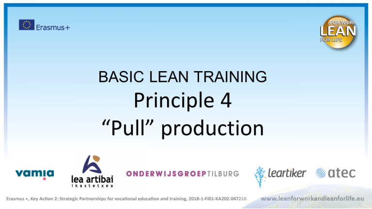 Teachers manual – LEAN FOR WORK AND LEAN FOR LIFE